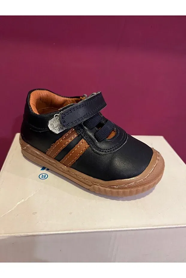 Детские туфли для девочек с застежкой-липучкой Baby Force, Navy Blue
