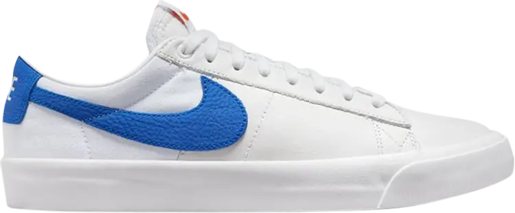 

Кроссовки Nike Zoom Blazer Low Pro GT ISO SB 'White Royal', белый
