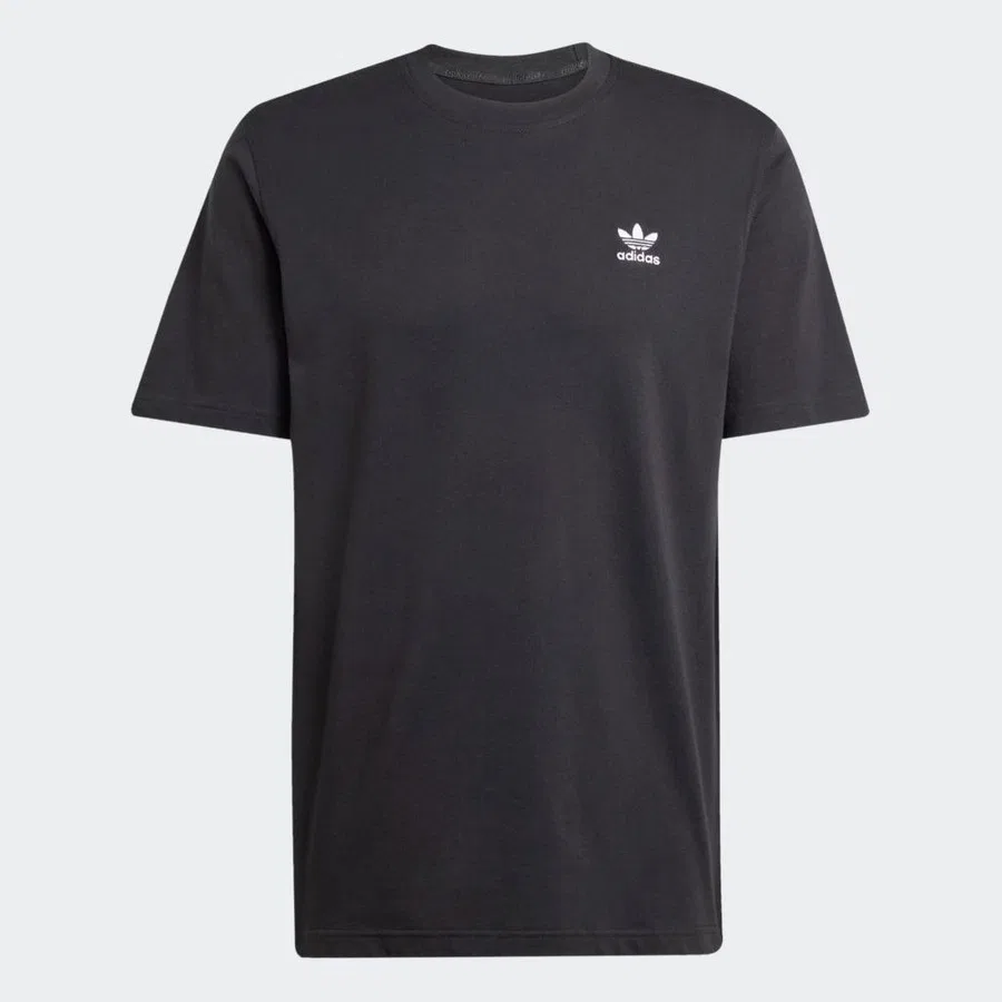 Мужская футболка с принтом Trefoil Ess Tee adidas, Черный