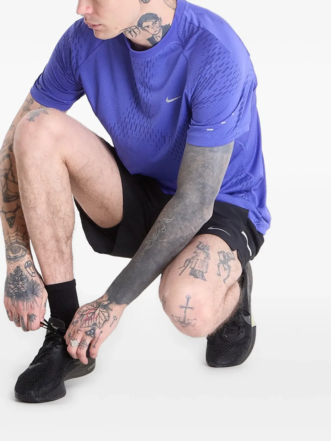 Спортивные шорты Dri-FIT Miler Nike, черный — фото 4
