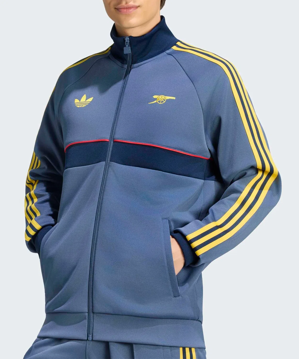Мужская куртка-джерси с молнией, модель Arsenal FC OG Adidas, Blue — фото 3