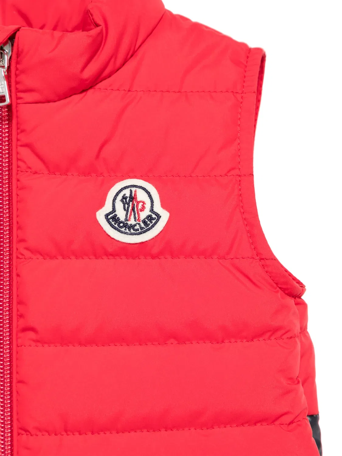 Утепленный жилет Moncler, красный — фото 3