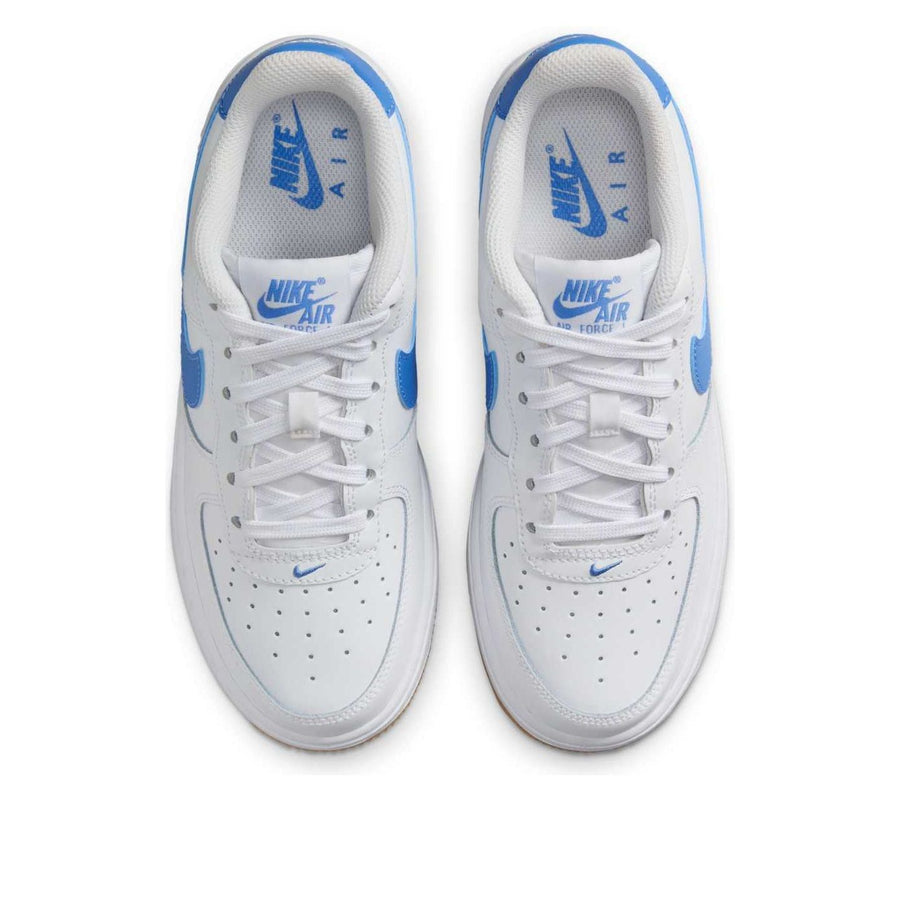 Кроссовки Nike Air Force 1 'White Light Blue Gum', белый — фото 4