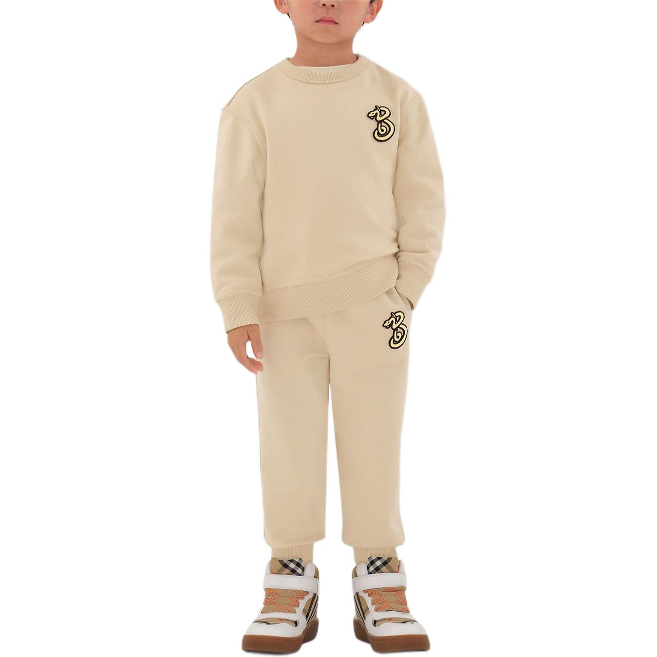 Burberry Свитшот SS25 New Year's Greetings Collection For The Year Of The Snake Nutmeg Kids — фото 4