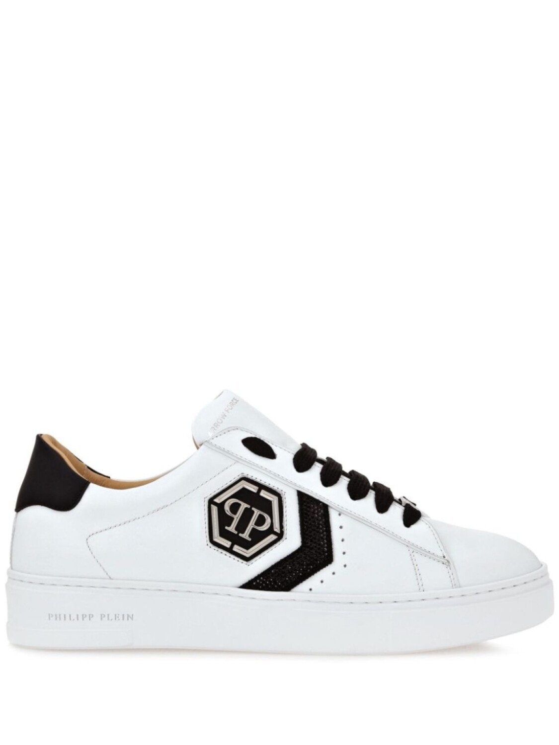 

Philipp Plein кроссовки с нашивкой-логотипом, белый