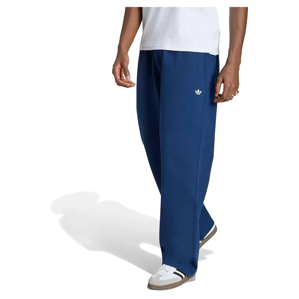 Мужские спортивные штаны свободного кроя Trefoil Essentials Open Hem Joggers Adidas Originals, Blue