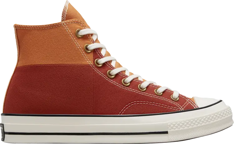 

Кроссовки Converse Chuck 70 High Colorblock - Monarch Rugged Orange, красный