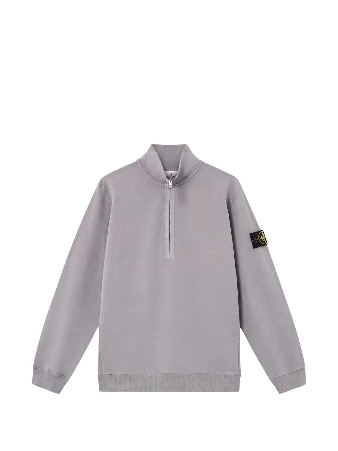 Толстовка 6100068 из органического хлопка с начесом Stone Island, серый