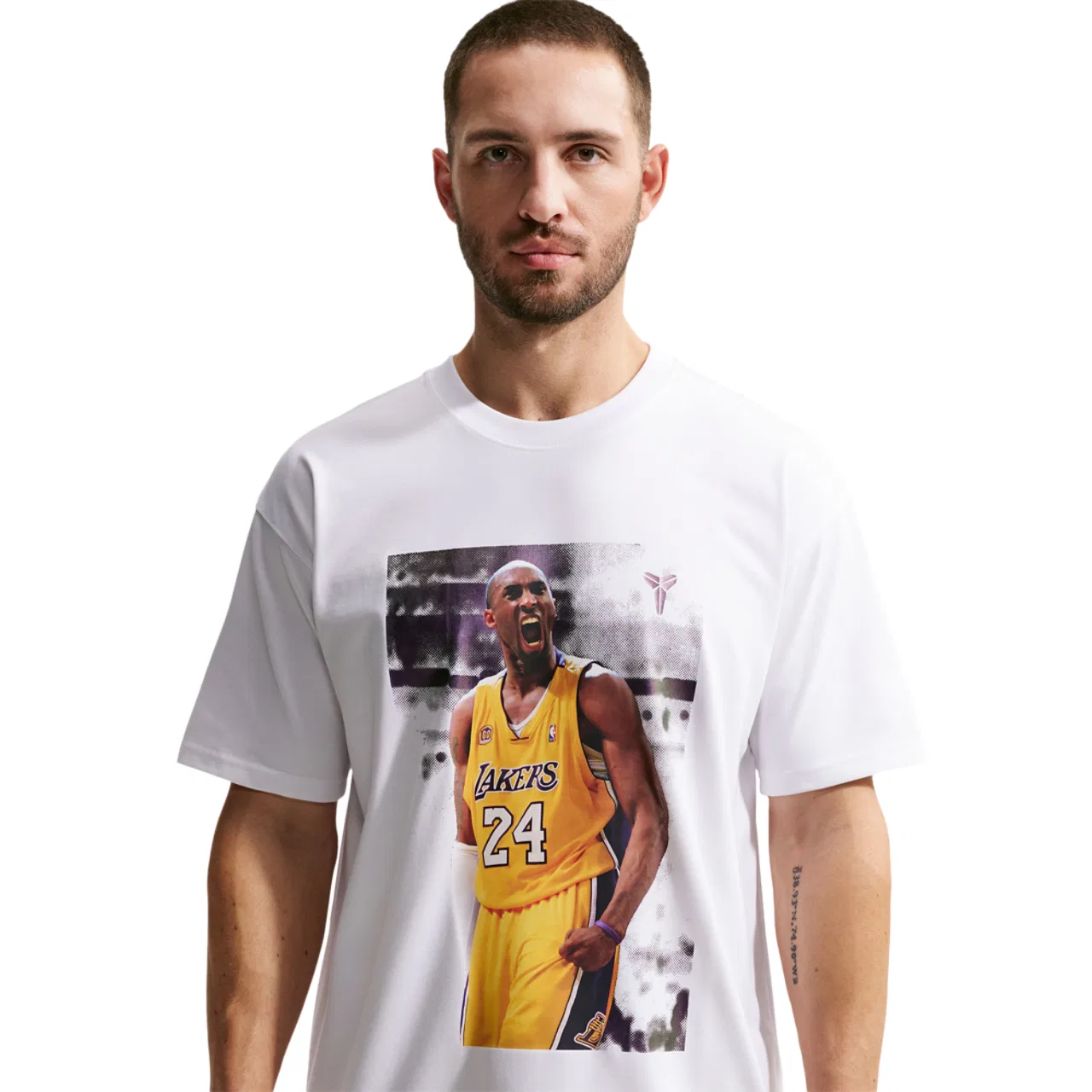 Футболка для мужчин Kobe M90 Nike, белый