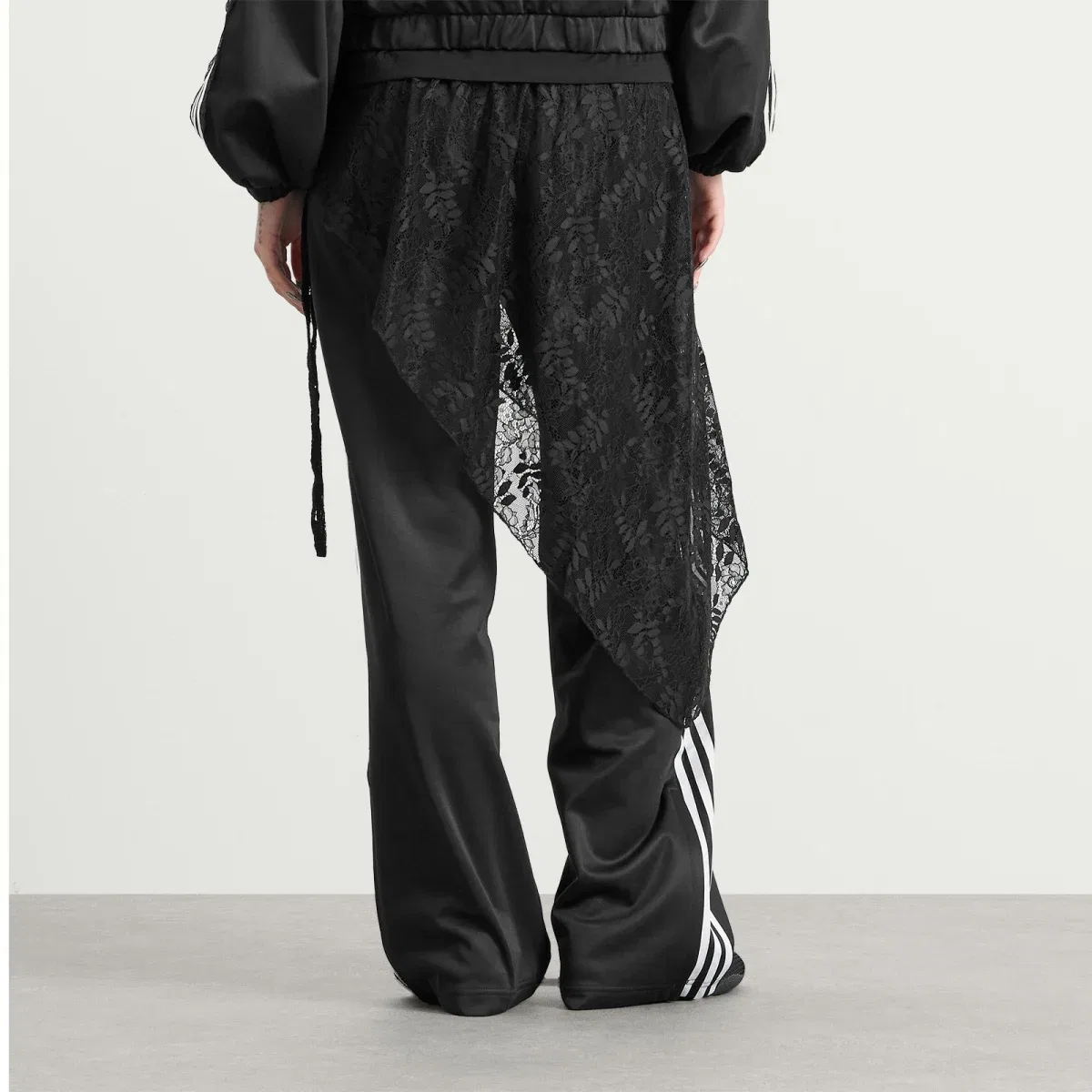 Спортивные брюки с отстегивающейся юбкой Firebird Track Pant Adidas, Black — фото 3