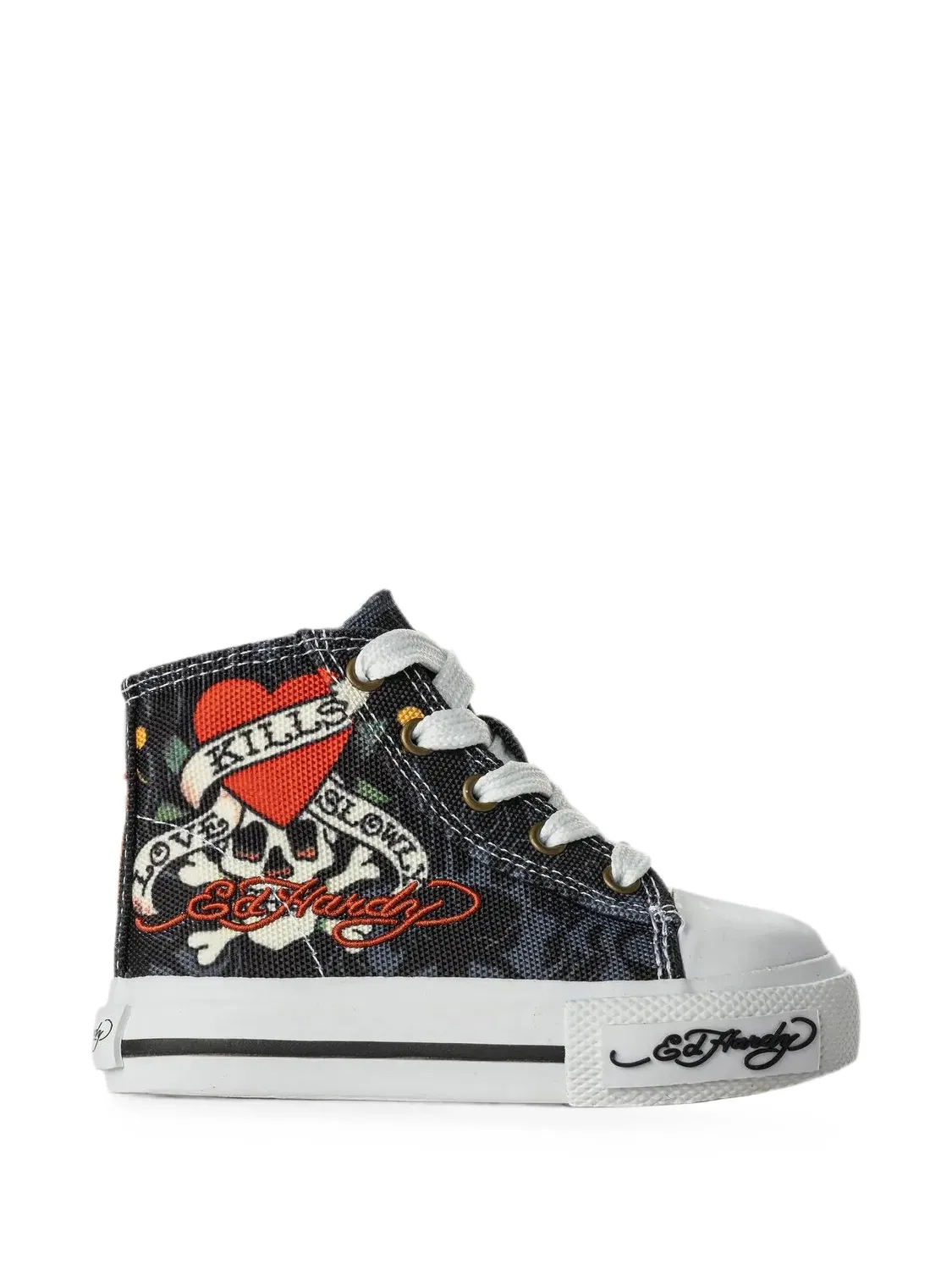 Высокие кроссовки Love Kills Slowly Ed Hardy, черный — фото 2