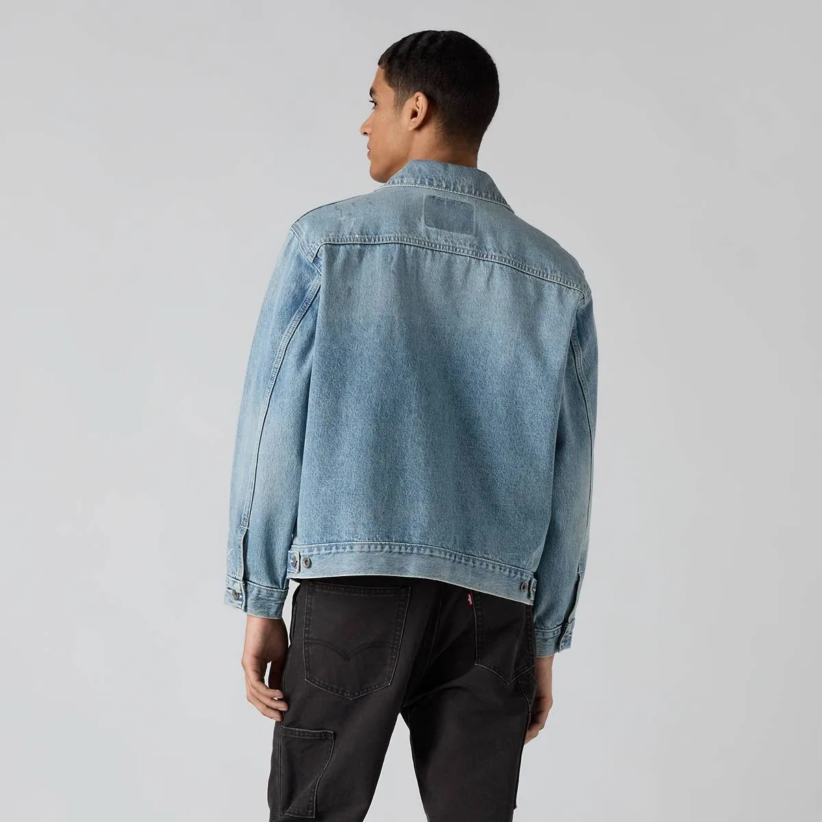 Джинсовая куртка-тракер Sunrise Levi's, Diving Ducks Distressed - Medium Wash — фото 4