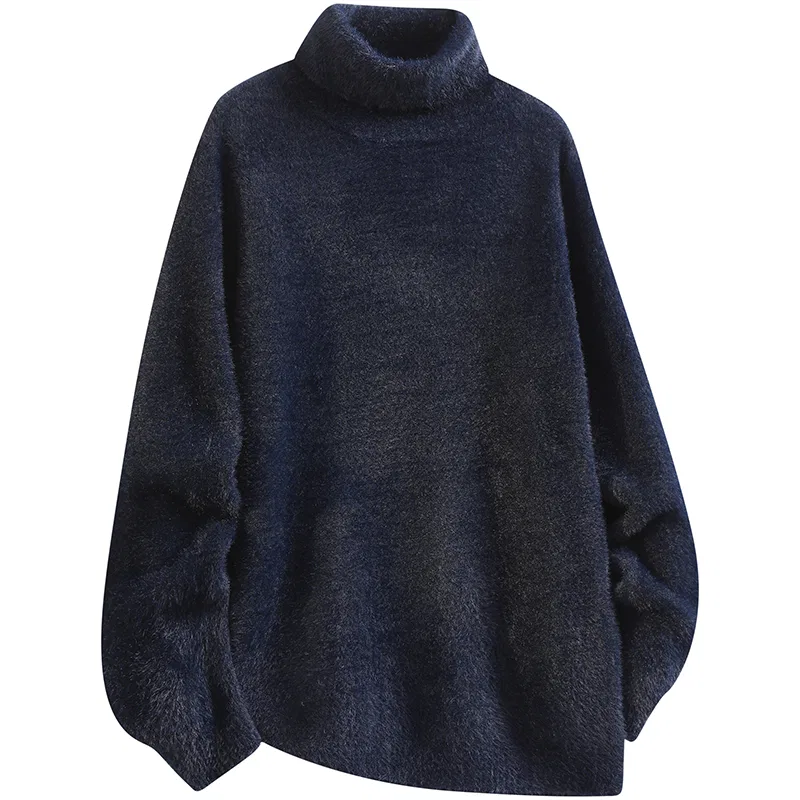Детский свитер с высоким воротником BALENO, Navy Blue