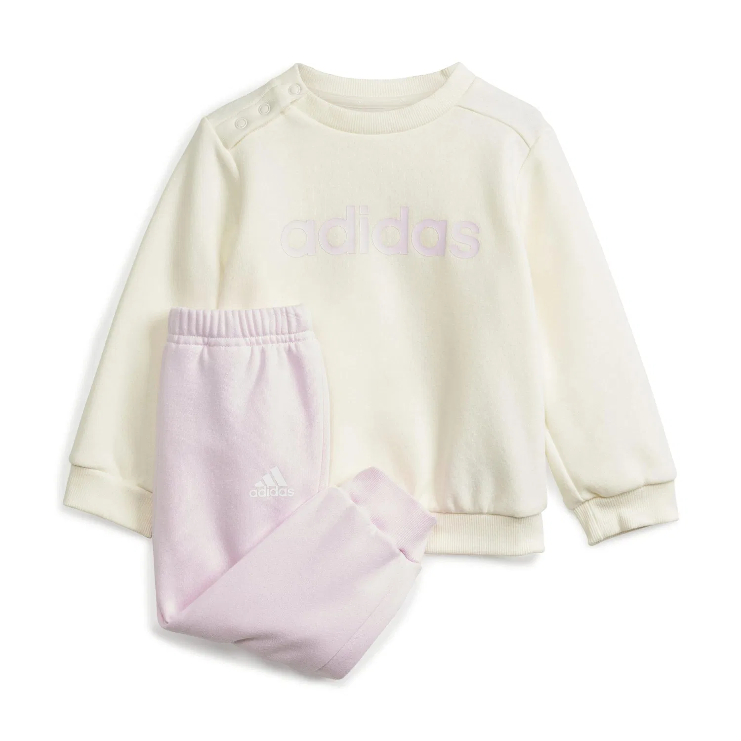 Детский спортивный костюм с принтом Lineage Adidas, Beige / Rosa