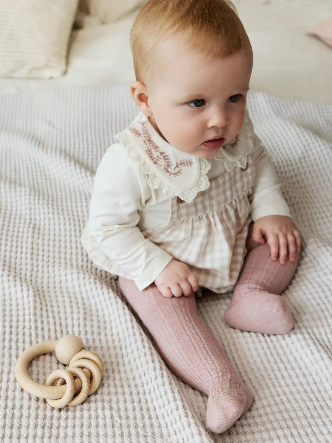 Комплект одежды для новорожденных Bubble Romper, 4 предмета Next, розовый — фото 2