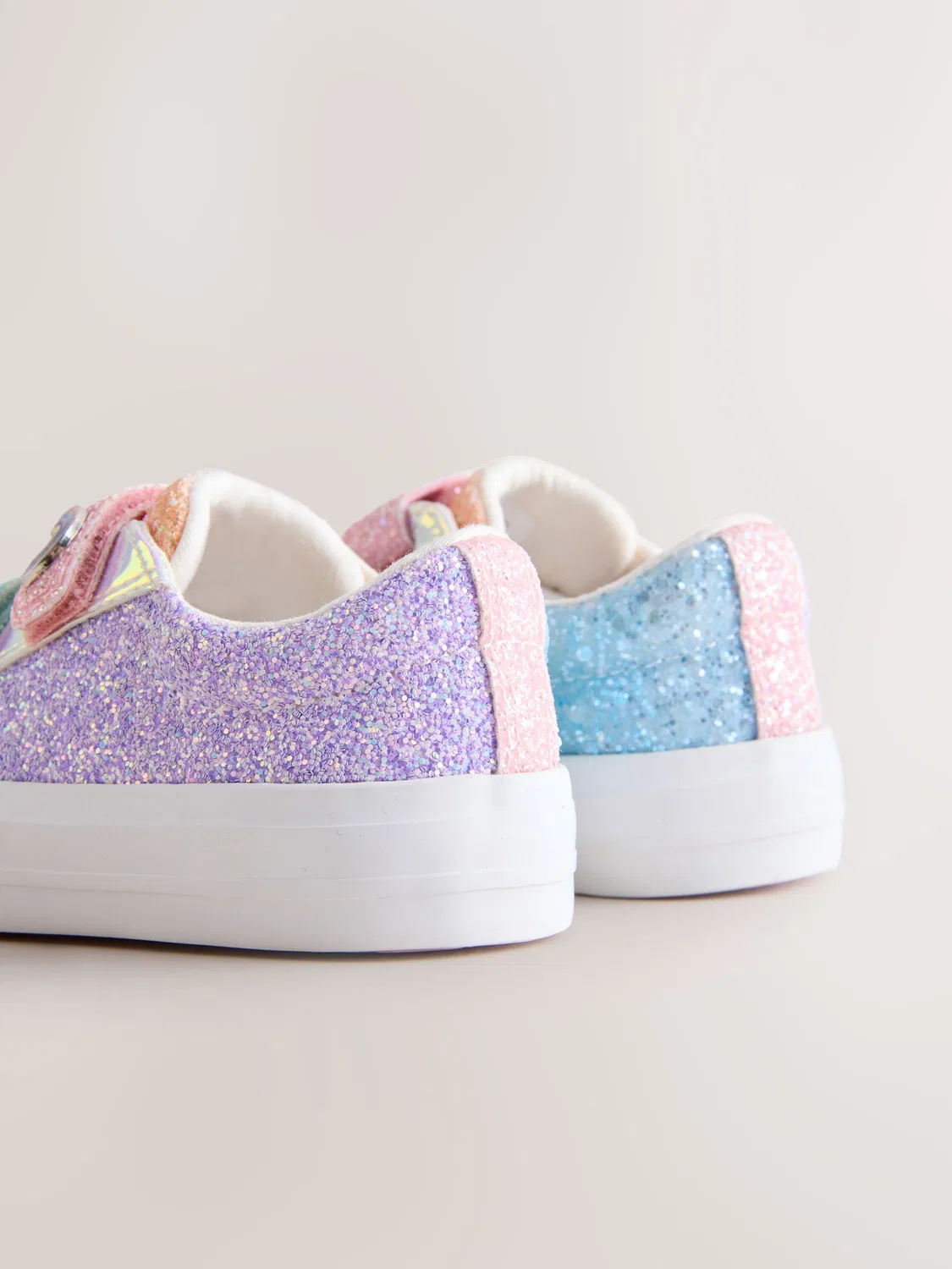 Кроссовки с блестками Multi Rainbow Glitter Next, мульти — фото 3