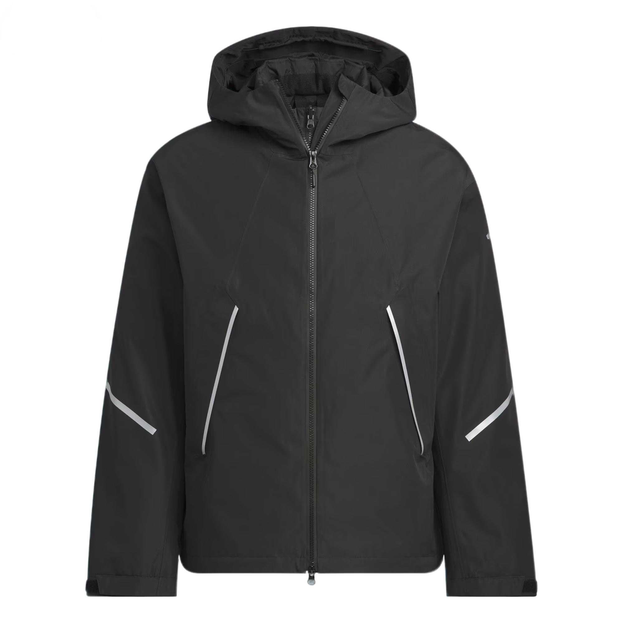 

Водонепроницаемая и износостойкая ветровка Unisex Adidas, черный