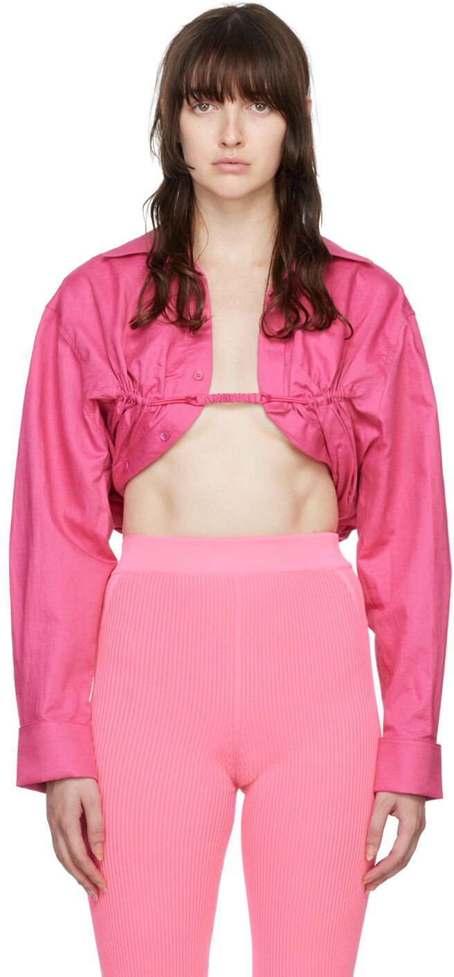 

Розовая рубашка Le Papier 'La Chemise Machou' Jacquemus