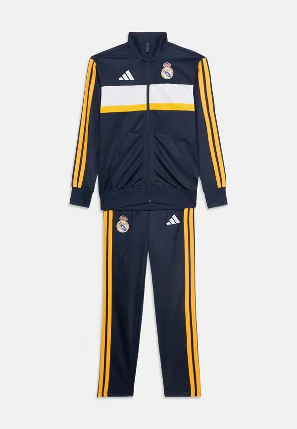 Спортивный костюм «Реал Мадрид» унисекс - клубная одежда Adidas Performance, темно-синий — фото 3