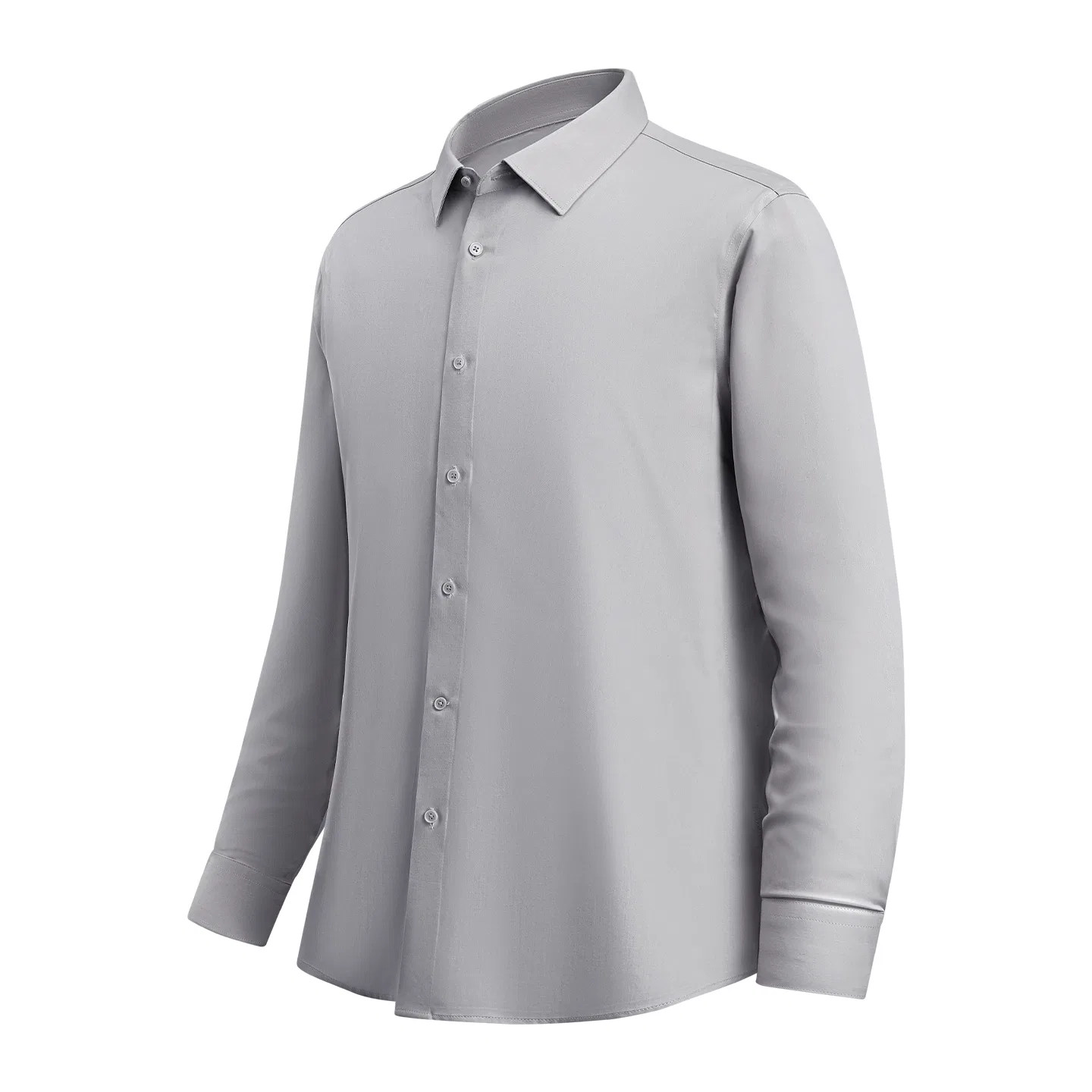 Детская рубашка с длинным рукавом из модального шелка Red bean, S3 Mint Gray