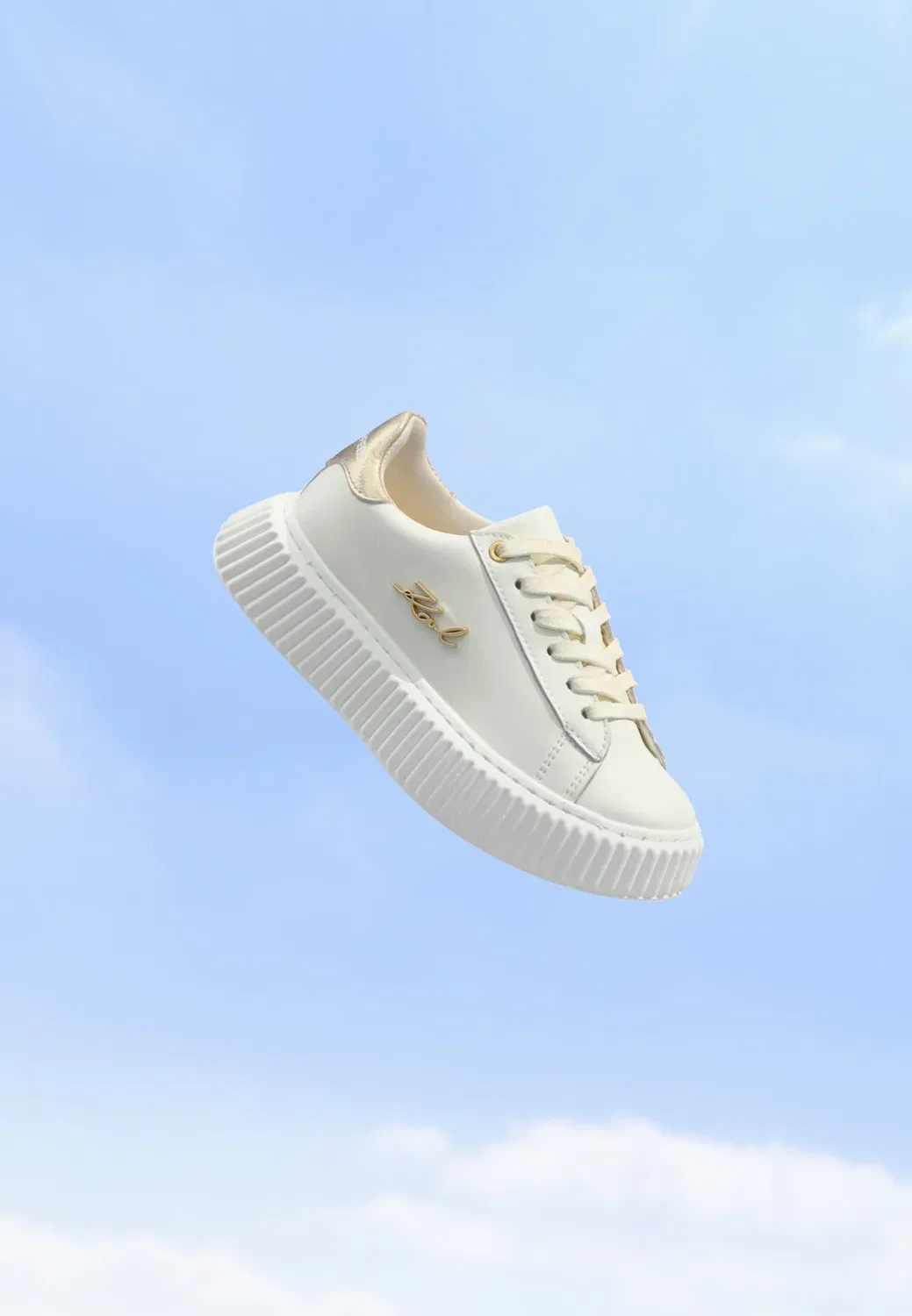 Тренеры - тренеры Karl Lagerfeld Kids, Cream