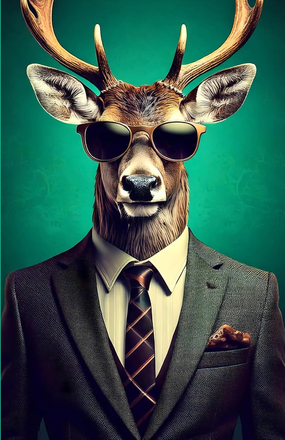 

Composition Notebook: DEER MAN | College Ruled Composition Notebooks | Cute Aesthetic Journal | Wide Line | 5.5 X 8.5 (Independently published)