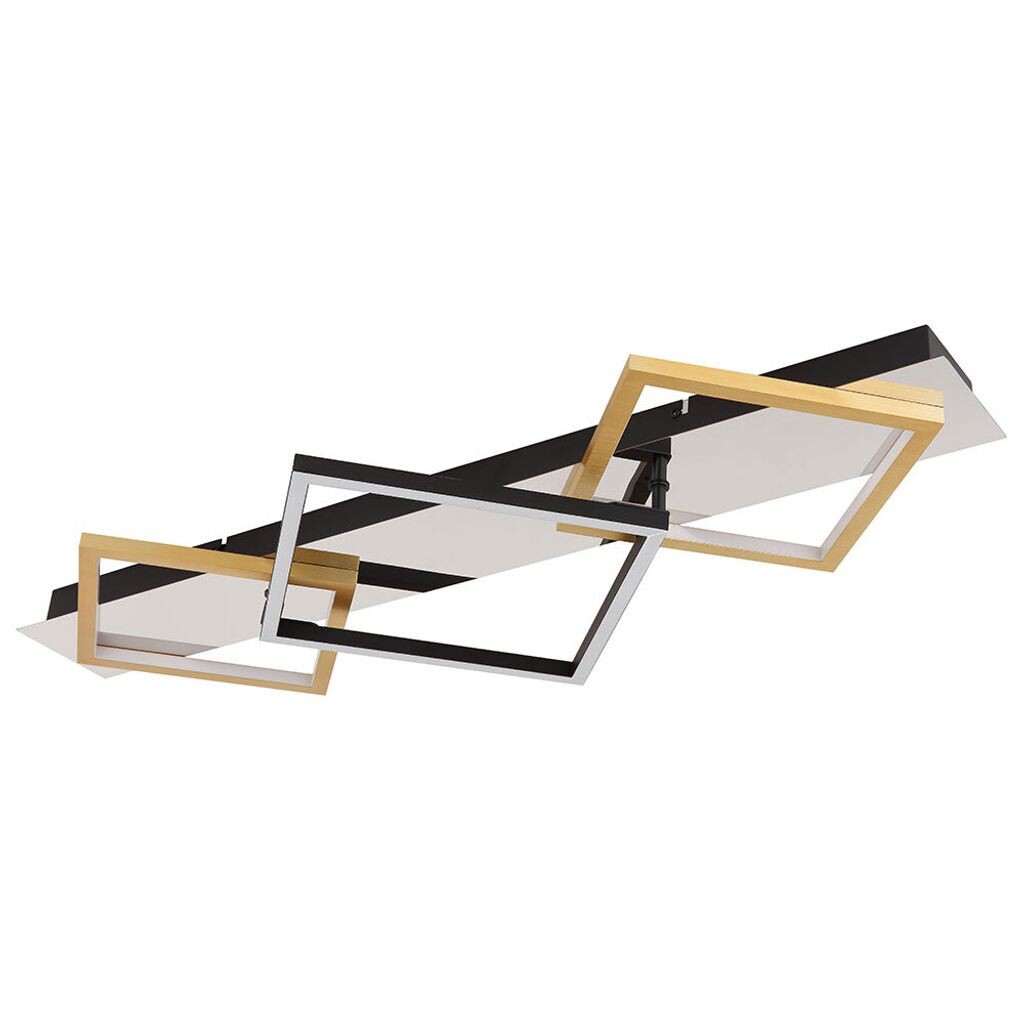 

Потолочный светодиодный светильник, металл, хром, золотистый цвет, L 78см Globo Lighting