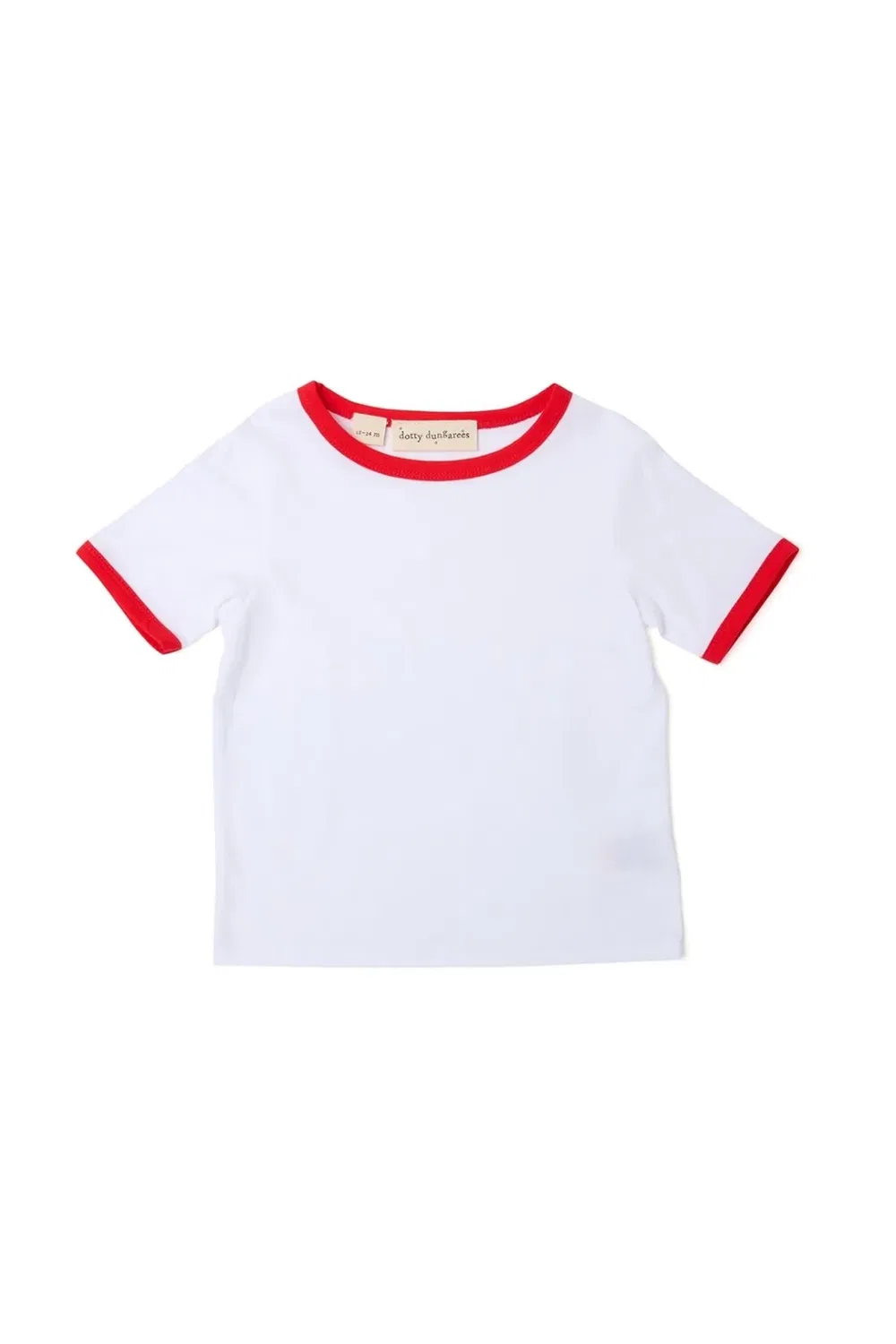Детская футболка с принтом The Jack Tee Dotty Dungarees, Red