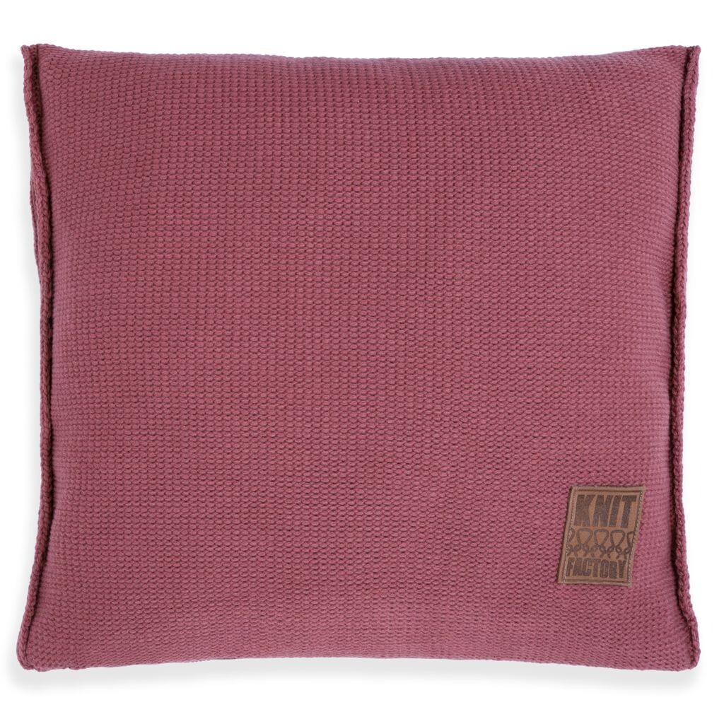 

Подушка Knit Factory Uni - Каменно-красный - 50x50 см