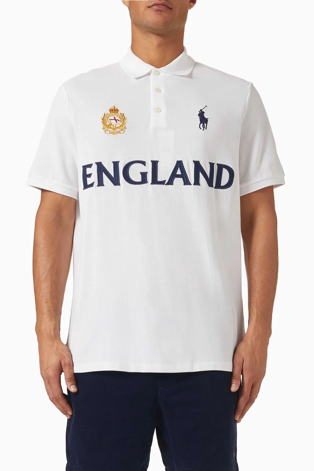 Футболка поло с логотипом England Polo Ralph Lauren — фото 4