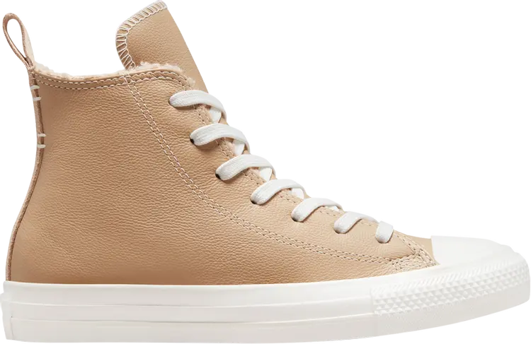 Кроссовки Converse Wmns Chuck Taylor All Star High Perfect Is Not Perfect - Champagne Tan, загар