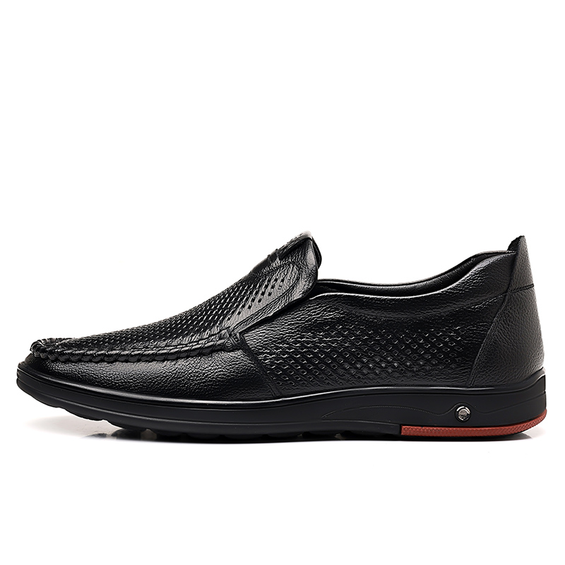 

POPULAR ROUSE PR Мужские повседневные туфли с перфорацией черные, цвет Black Cut-Out