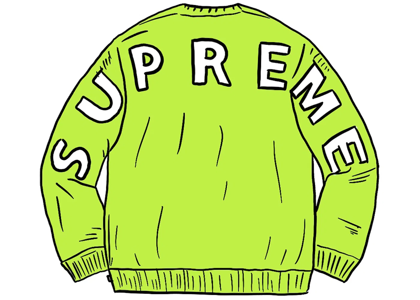 Мужской свитер с логотипом Supreme, Green