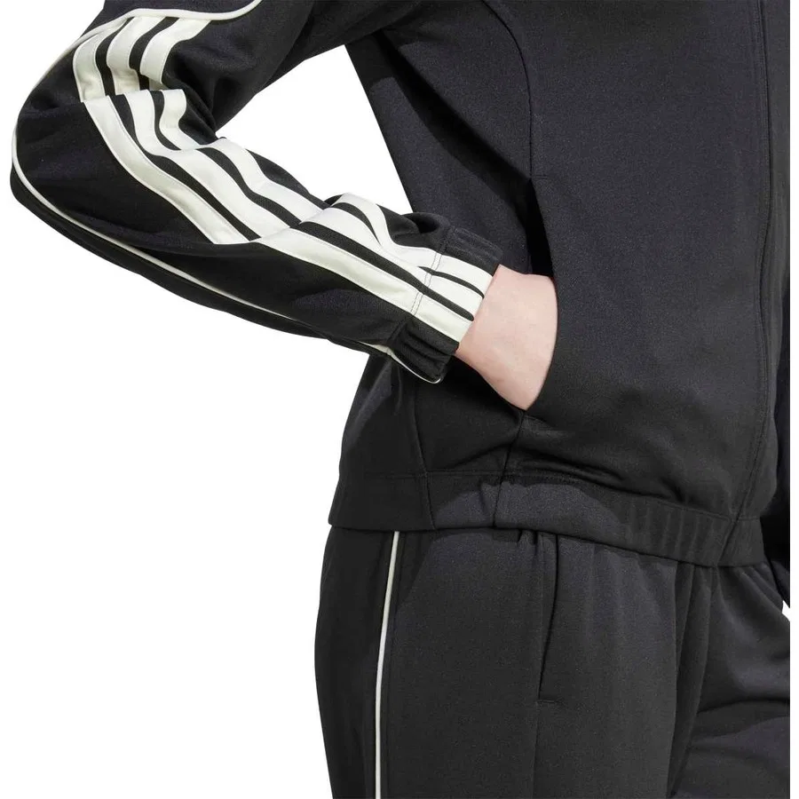 Женский спортивный костюм с длинным рукавом adidas Stadium, XL, Черный — фото 4