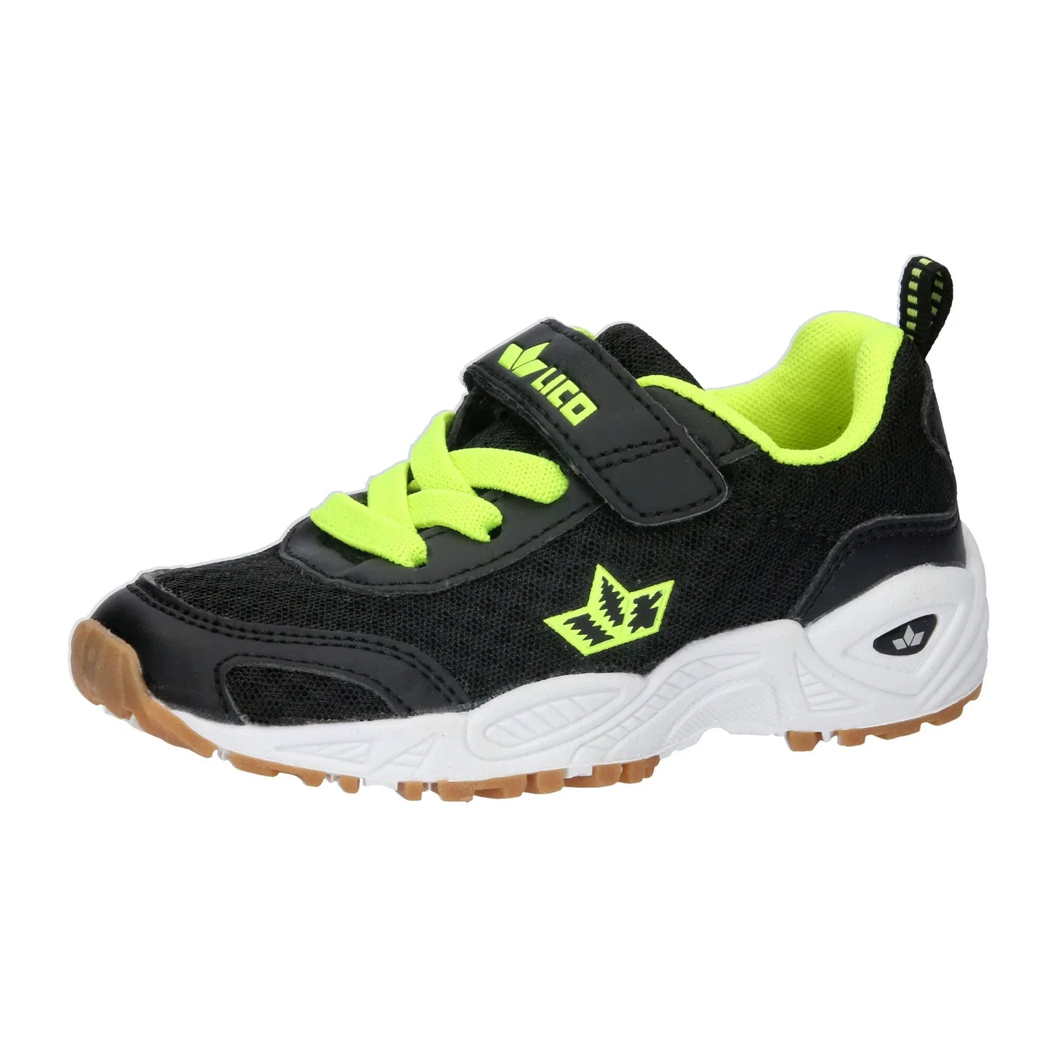 Детские спортивные кроссовки с клеверзастежкой Lico, Black