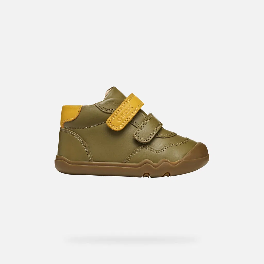Детские кроссовки с принтом Modell B Steppieup Boy Geox, Pistaziengrun — фото 2