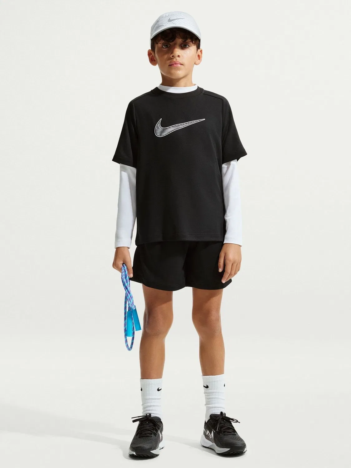 Футболка тренировочная Dri-FIT Nike, черный — фото 2