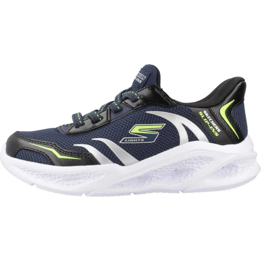 Детские кроссовки Skechers Meteor-lgih, Blau — фото 2