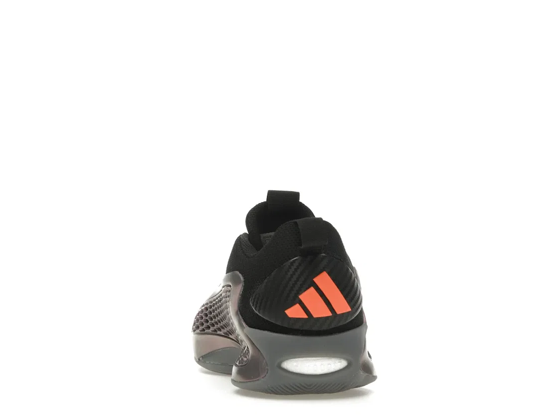 Детские кроссовки для мальчиков с верхом из сетки и синтетики Adidas AE 1 Low, Iron Metallic/Core Black/Solar Orange — фото 4