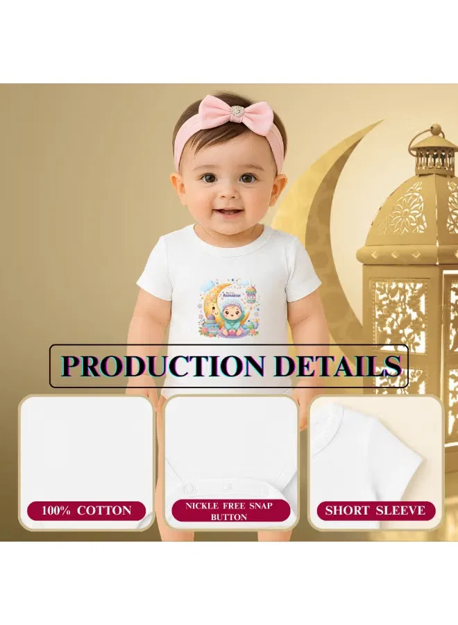 Боди-комбинезон с коротким рукавом для первого Рамадана Printshop4Me, дизайн 2 — фото 3