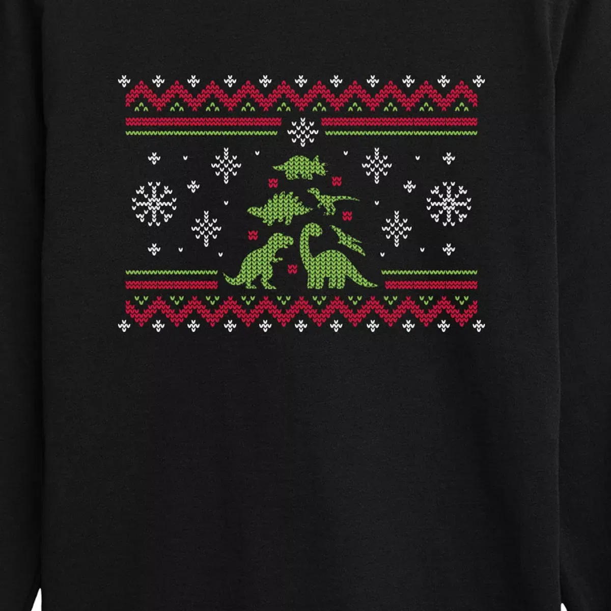 Детское футболка с длинным рукавом Dino Tree Sweater Instant Message, Navy — фото 2