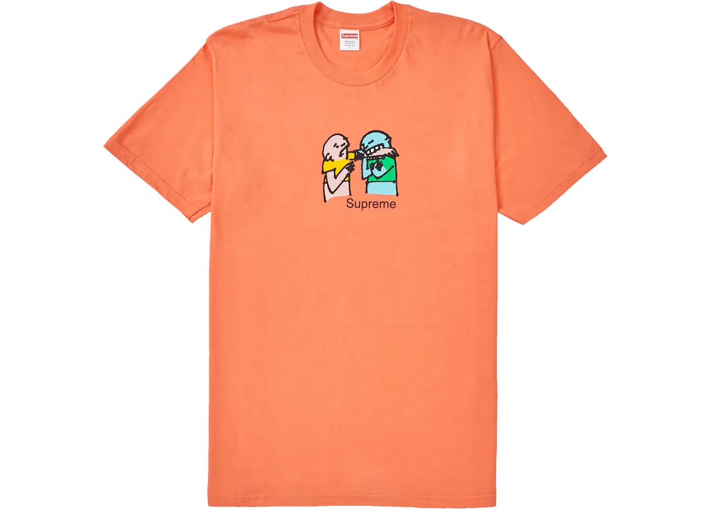Мужская футболка с принтом Bite Tee Supreme, Neon Orange