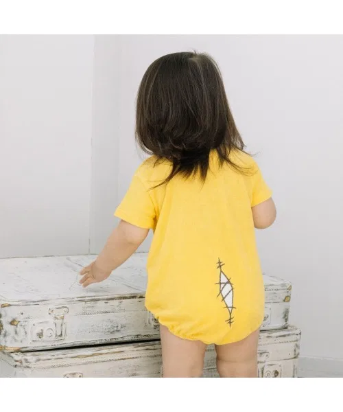 Детский боди-комбинезон с коротким рукавом с принтом Winnie the Pooh Toys"R"Us/Babies"R"Us, Желтый — фото 3
