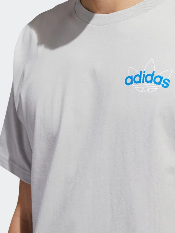 Футболка regular fit Athletic Club Adidas, серый — фото 3