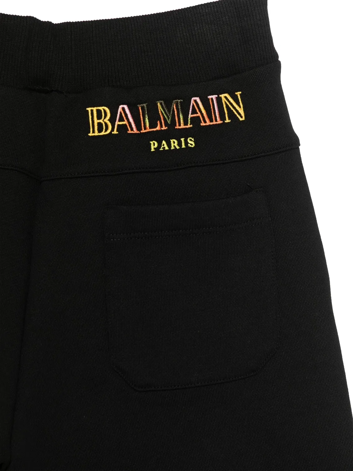 Трекинговые шорты из хлопка Balmain, черный — фото 2