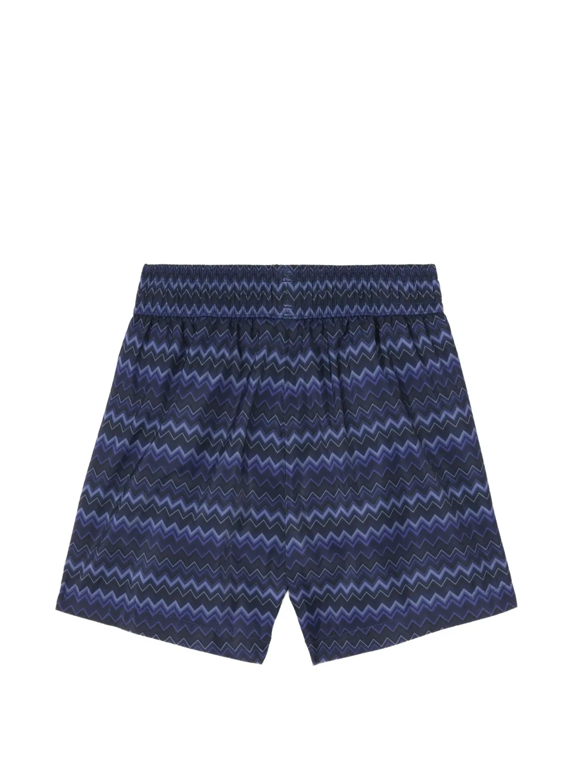 Плавки-шорты с узором зигзаг Missoni Kids, синий — фото 2
