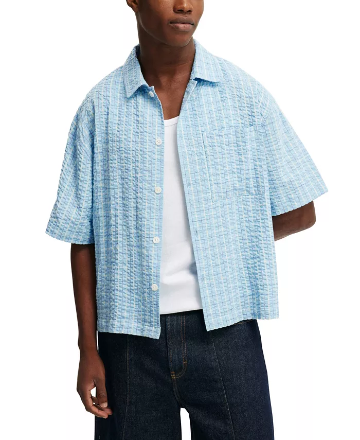 

Мужская рубашка Ventura с коротким рукавом COTTON ON, красный