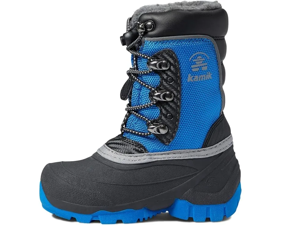 Ботинки Kamik Kids Luke (Toddler/Little Kid/Big Kid), Black/Blue — фото 4