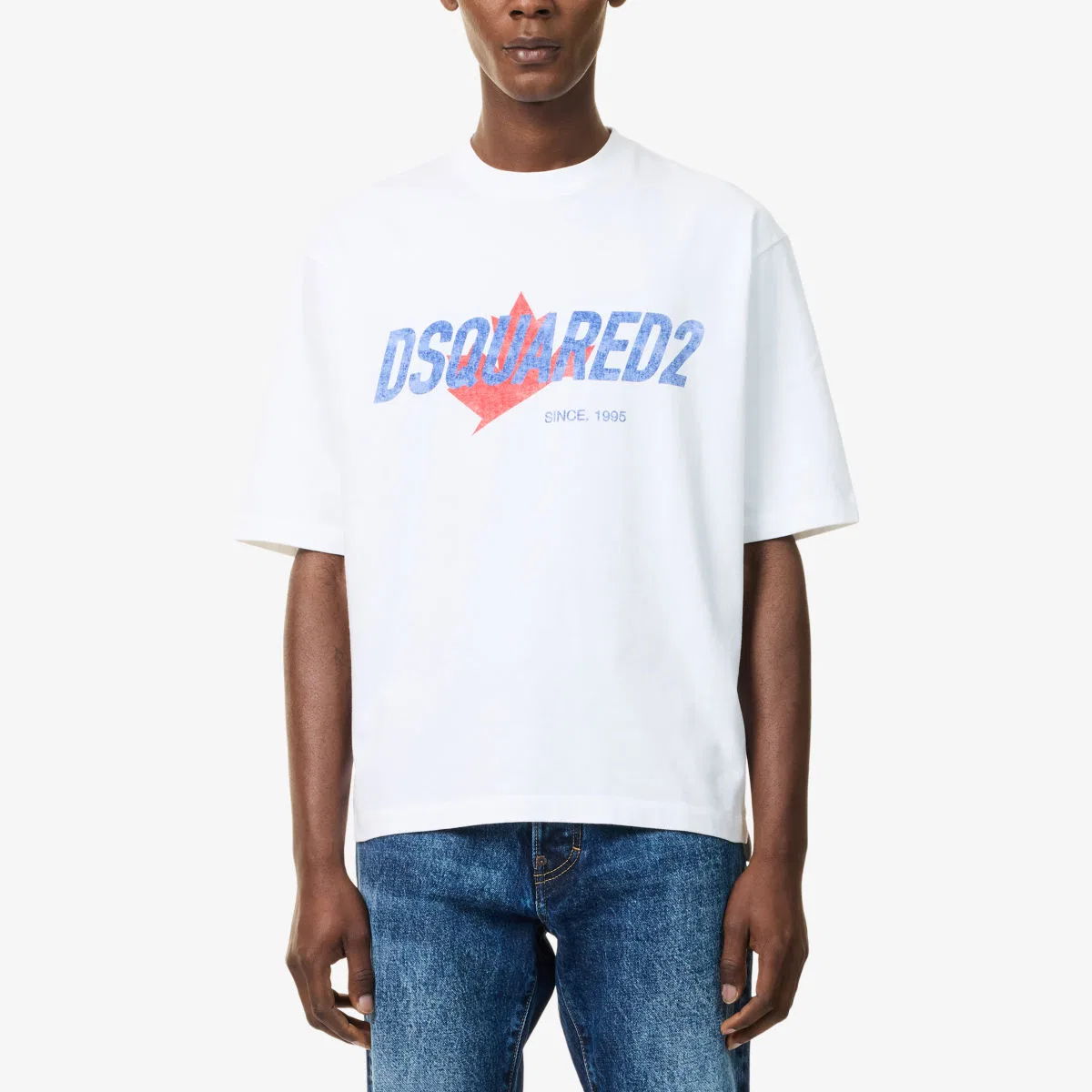 Хлопковая футболка с логотипом Maple Dsquared2, белый — фото 3