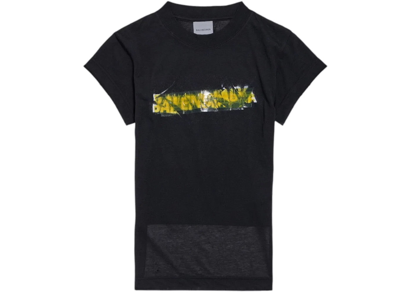 Женская футболка с логотипом Balenciaga, Black